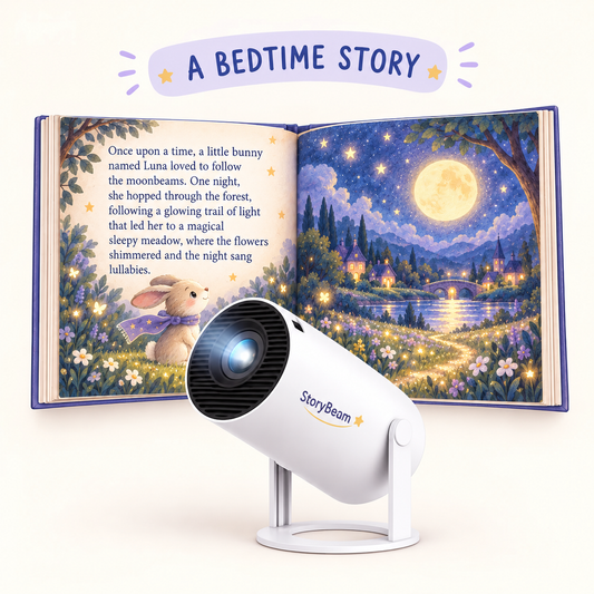 StoryBeam™ – Magical Bedtime Story Projector 🌙✨
